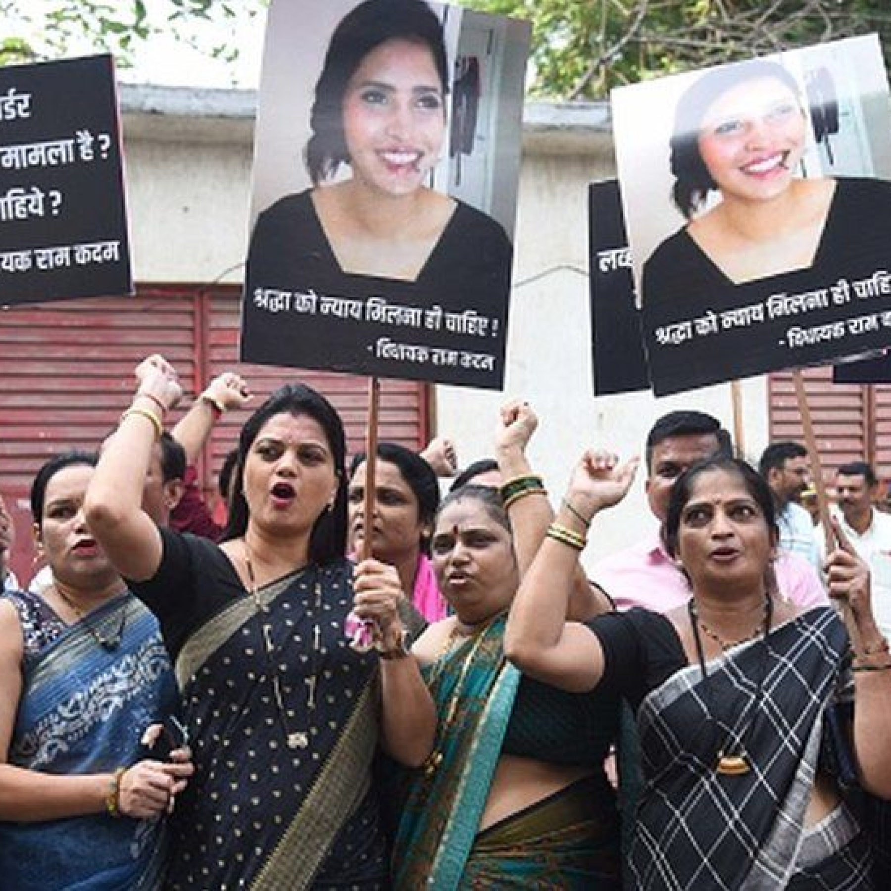 Protesters have demanded justice for Shraddha Walkar