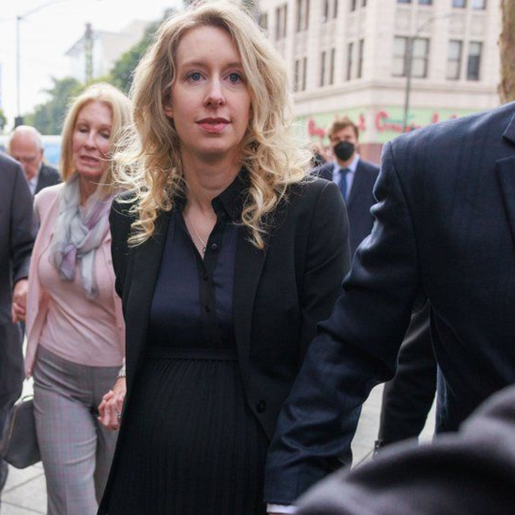 Elizabeth Holmes was visibly pregnant at her sentencing in November