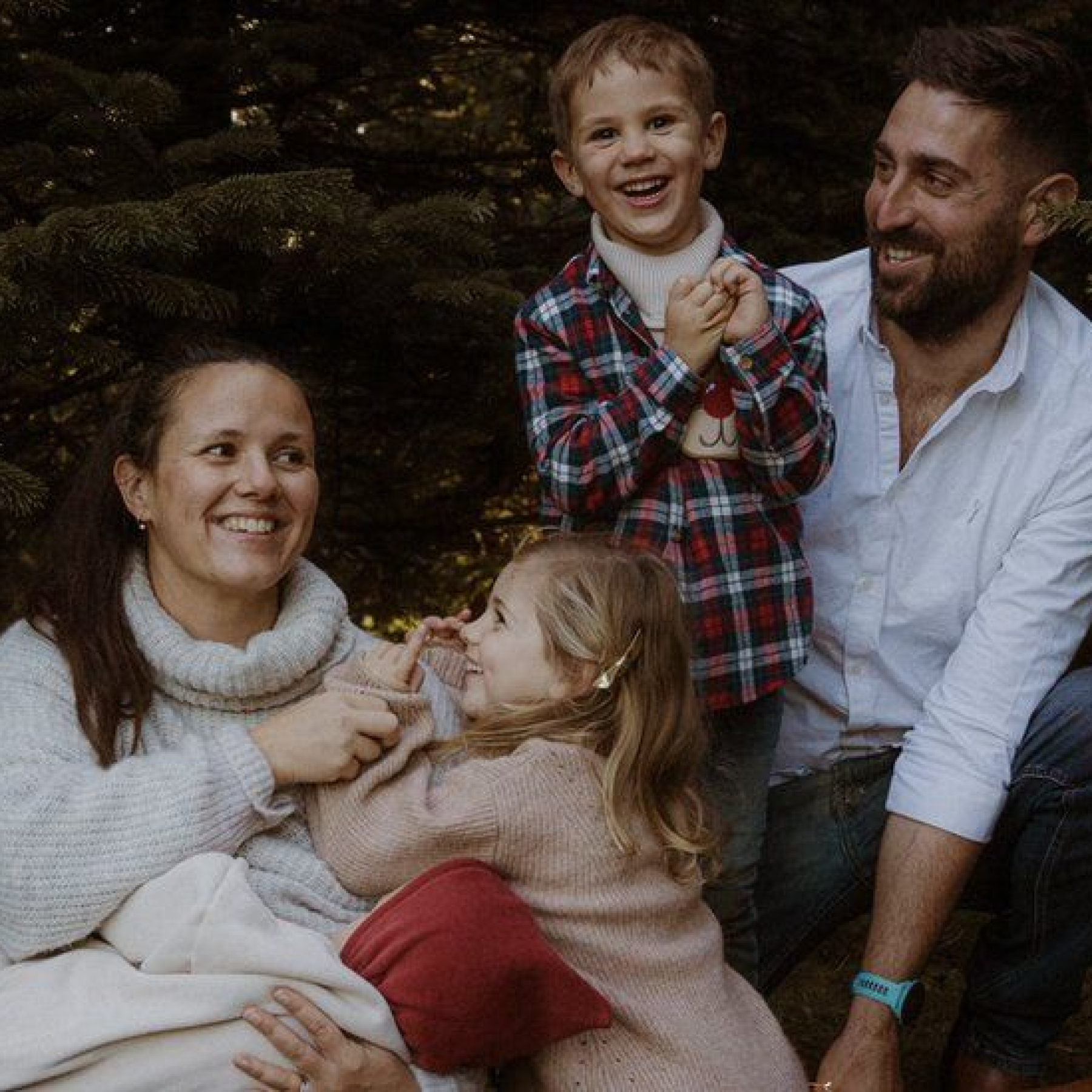 Mrs Marks (R) said going through IVF was 