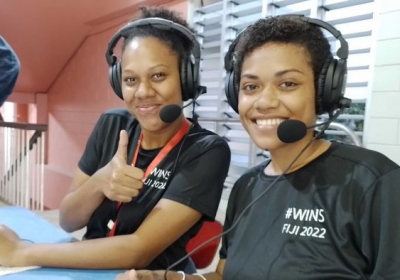 Female voices  into Fiji sport