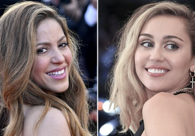 Shakira and Miley