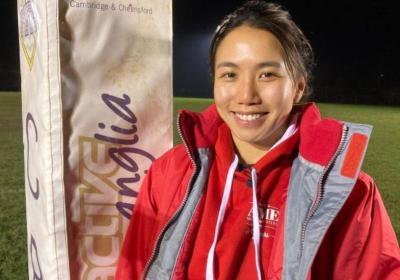 Yueli Ang, of the Chelmsford Bluebirds ladies' rugby team, is in her first year of refereeing