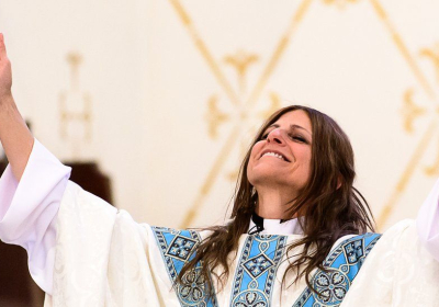 Anne Tropeano was ordained in a church in Albuquerque, New Mexico, in the US