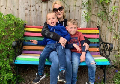 Kim Ovel describes her sons Jacob and Callum as her "miracle boys"