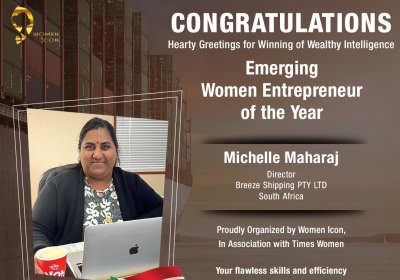 Michelle Maharaj Has Won Emerging Women Entrepreneur of the Year