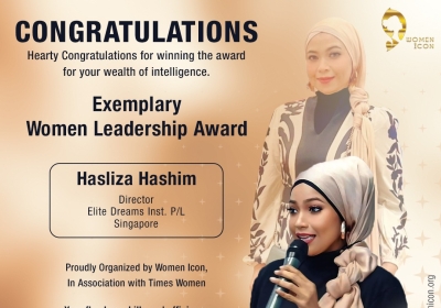 Hasliza Hashim has won Exemplary Women Leadership Award