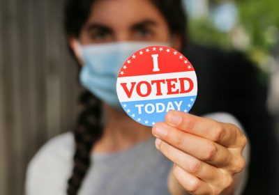 voting woman